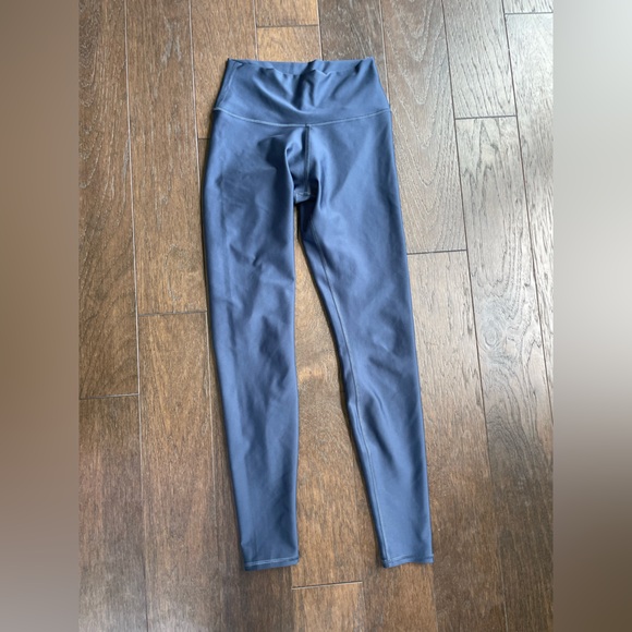 ALO Airlift High Waisted Navy Leggings - Picture 3 of 6